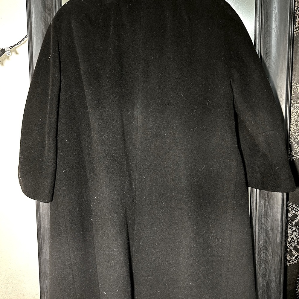 100% Cashmere Wool Mid-Century long style coat